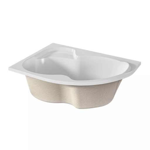 Ванна акриловая Marka One Aura белая 150х105 см 01ау1510л